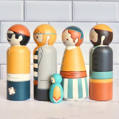 Wooden peg top dolls michaels